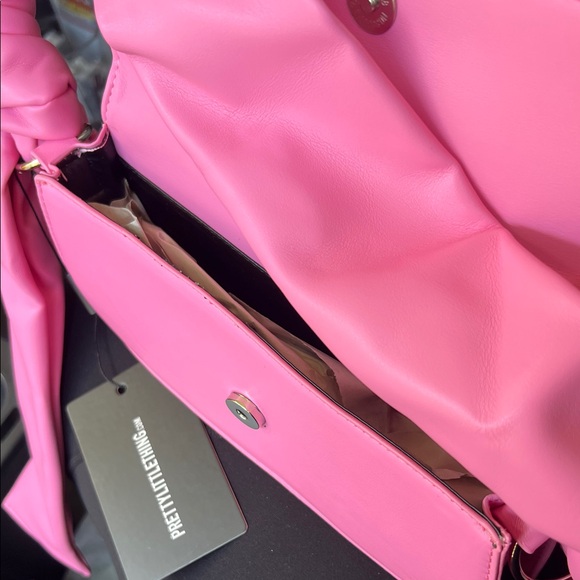 Pink Knotted Strap Shoulder Bag - Picture 2 of 5